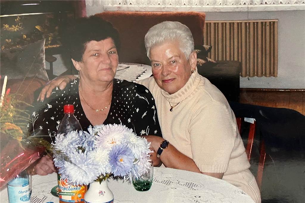 Rita Kottysch und ihre Freundin Traudl, die noch immer noch in Oppeln lebt.