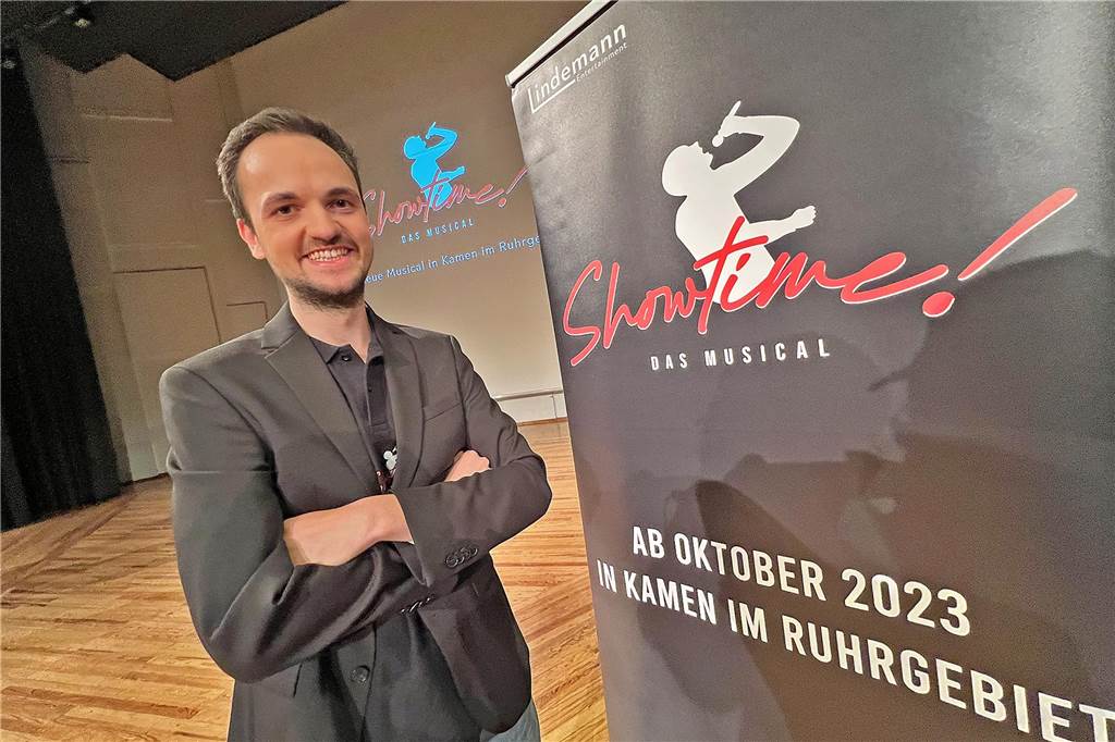 Robin Lindemann ist der kreative Kopf, der hinter dem Musical steht. Er hat es ausgedacht, geschrieben, vertont und nun in die Tat umgesetzt. 