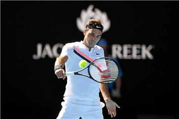 Roger Federer hat das Halbfinale der Australian Open erreicht.