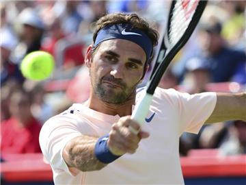 Roger Federer steht im Finale beim Tennisturnier in Montreal. Foto: Paul Chiasson