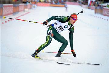 Roman Rees verpasst das Podest beim Weltcup in Ruhpolding.