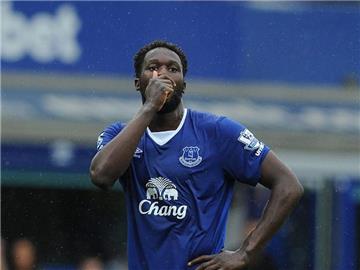 Romelu Lukaku gelang der Siegtreffer für den FC Everton. Foto: Peter Powell
