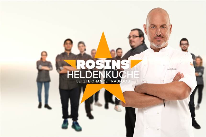 Neue Sendung für Frank Rosin - „Ich bin stolz auf dieses Format“ „Rosins Heldenküche – Letzte Chance Traumjob“ startet am 6. Januar 2022 bei Kabel Eins.