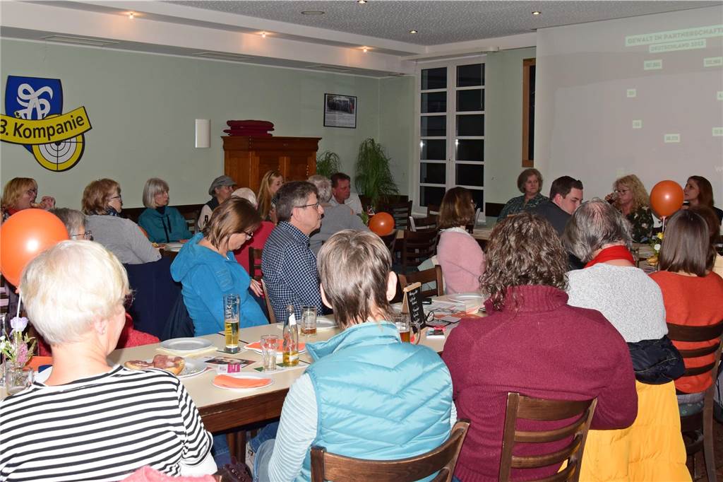 Gewalt gegen Frauen: „Die Täter sind sich ihrer Taten sehr wohl bewusst“ Orange Day in Haltern am See