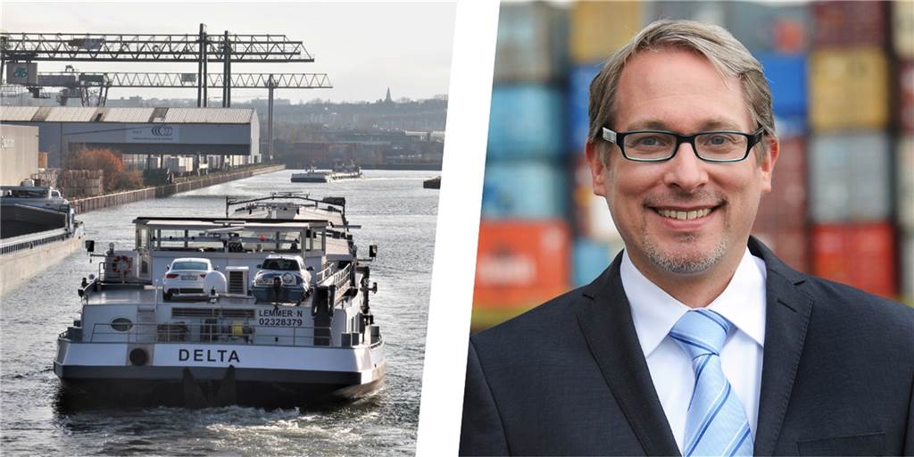 Niedrigwasser-Alarm - Hafen-Sprecher warnt vor Konsequenzen für Dortmund Rund ein Drittel weniger Schiffe steuern aktuell den Dortmunder Hafen aufgrund von Niedrigwasser in Flüssen an, berichtet Hafen-Sprecher Pascal Frai.