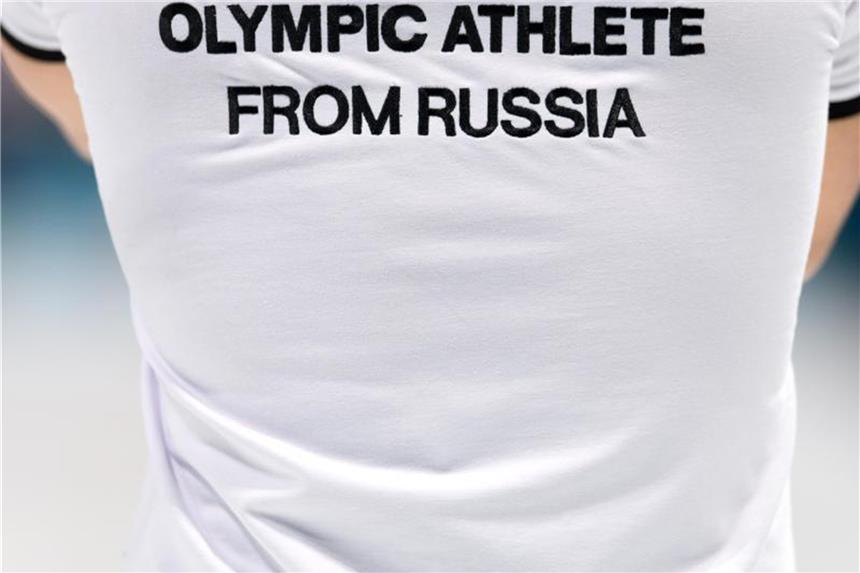 Dopingverdacht bringt Russen bei Olympia in Bedrängnis Russen nehmen als Team „Olympischer Athleten aus Russland“ an den Spielen in Pyeongchang teil. Foto: Carl Sandin/Sandin/Bildbyran via ZUMA Press