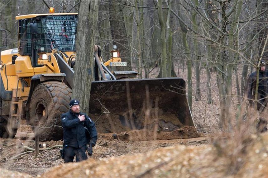 RWE lässt Waldwege am Hambacher Forst freiräumen. Foto: Marius Becker/Archiv