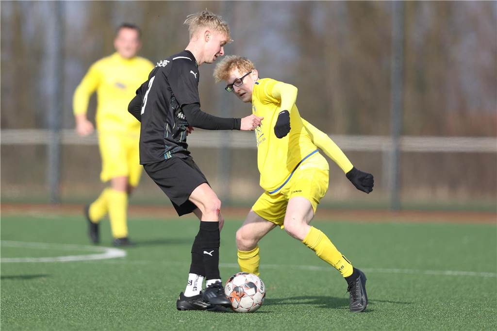 Ein Spieler des TuS Ascheberg am Ball. 