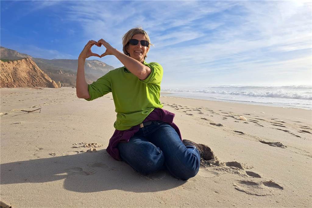 Markus Wiesmann (50) aus Selm erhält plötzlich Krebs-Diagnose Sandra Axmann am Strand auf der Nordsee-Insel Juist.
