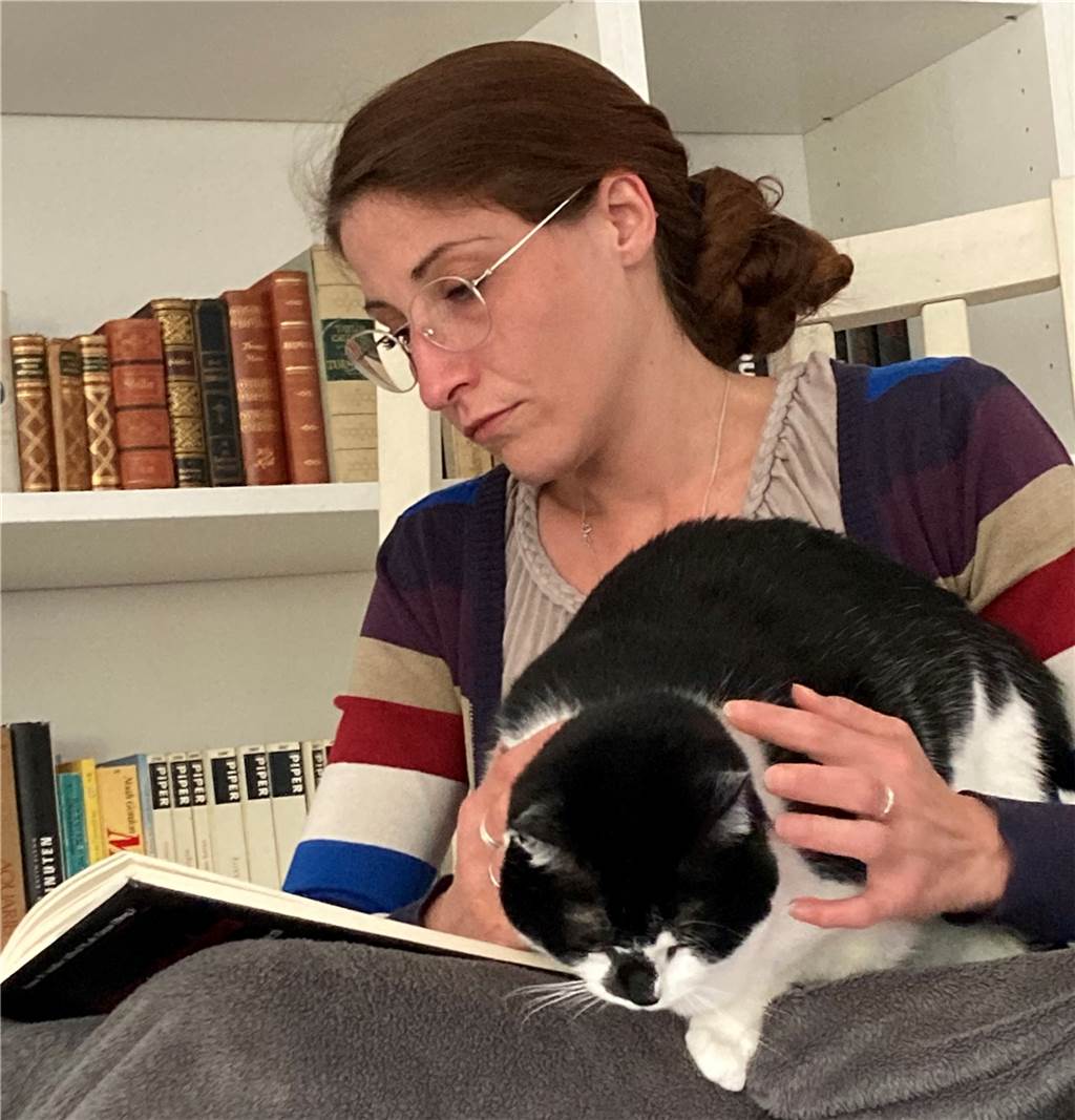 Sandy Meinhardt (SPD): „Wir Sozialdemokraten müssen laut sein“ Sandy Meinhardt und Katze Esmay