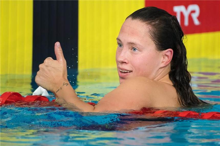 Nach zwei Hallen-Medaillen: Köhler hat „Bock auf Freiwasser“ Sarah Köhler gewann bei der EM bereits zwei Medaillen. Foto: Joel Marklund
