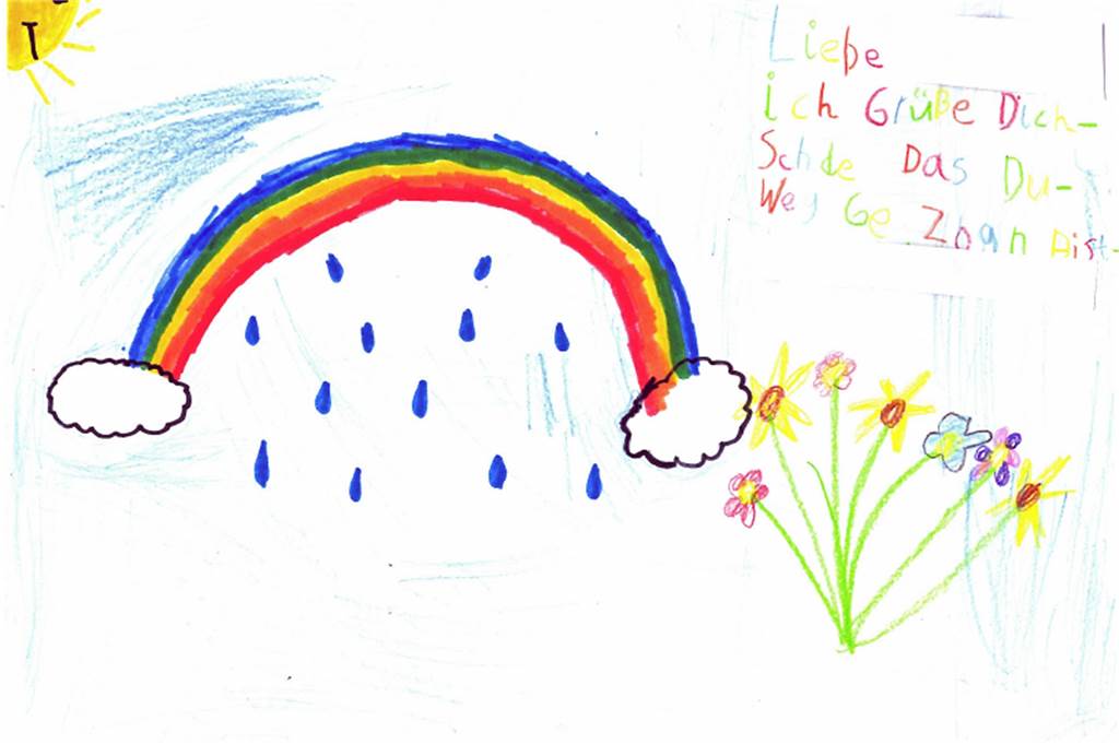 Abschiebung um Mitternacht: Beamte standen am Bett von Anisha (6) "Schade das du weggezogen bist", schreibt dieses Kind.