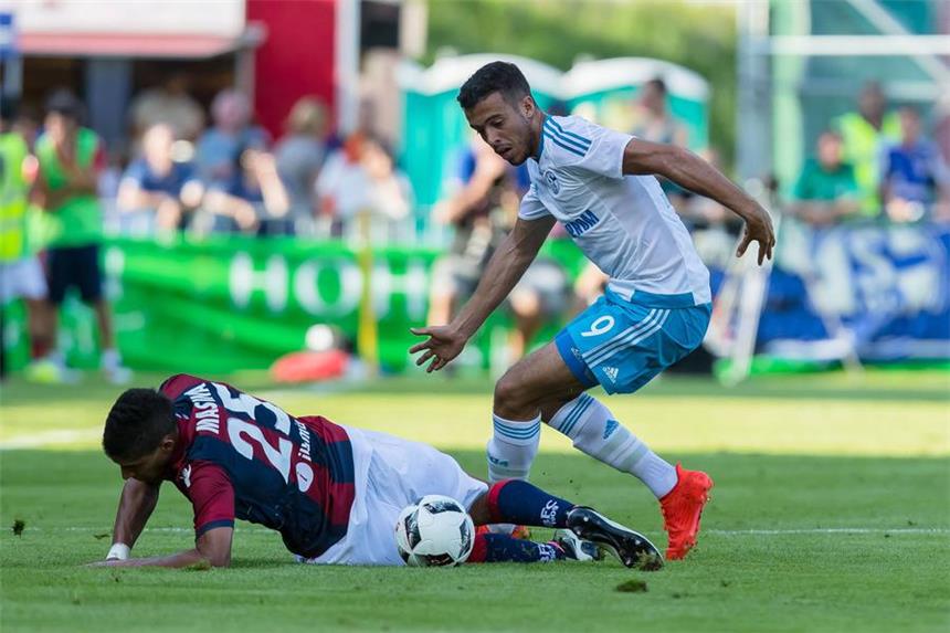 Franco Di Santo: "Die 9 ist meine Lieblingsposition" Schalkes Franco Di Santo fühlt sich in der Sturmspitze am besten aufgehoben.