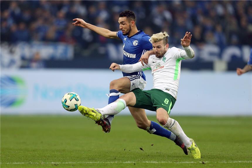 Schalkes Nabil Bentaleb setzte gegen Bremen keine Akzente.