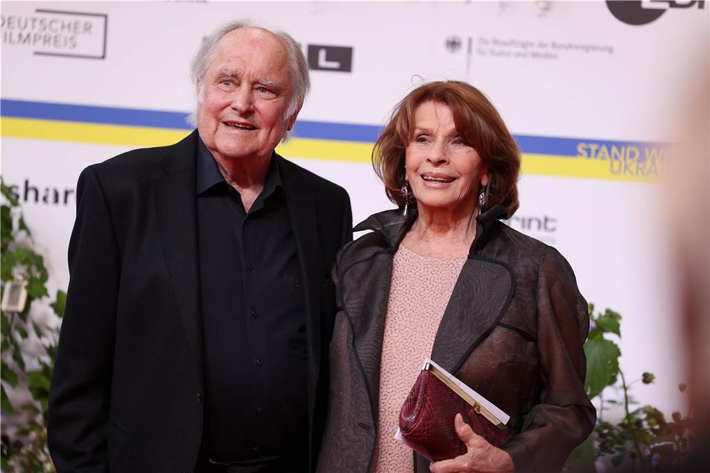 Schauspielerin Senta Berger und ihr Ehemann, Regisseur Michael Verhoeven, beim Deutschen Filmpreis. Sie sind seit 1966 verheiratet.