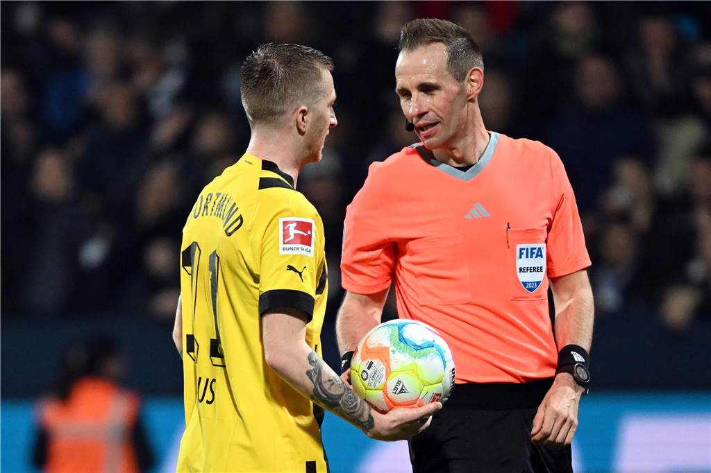 So könnte der BVB gegen den VfL Bochum starten: Alle Fakten zum Revierderby Sascha Stegemann im Gespräch mit Marco Reus.