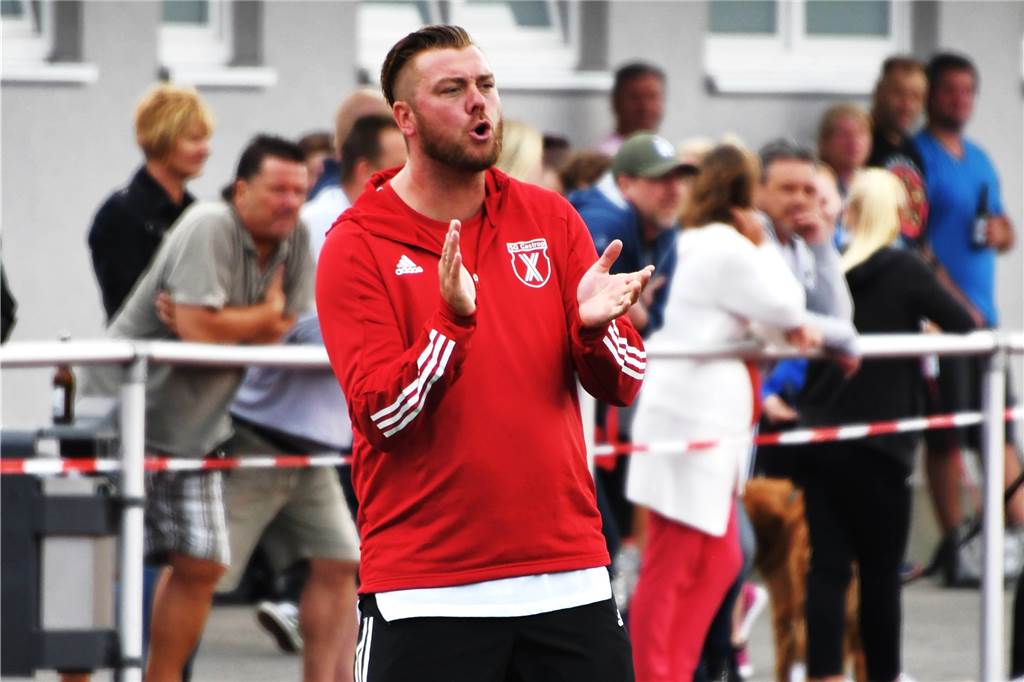 Schlagfertig im Interview: SG-Trainer Tino Westphal.