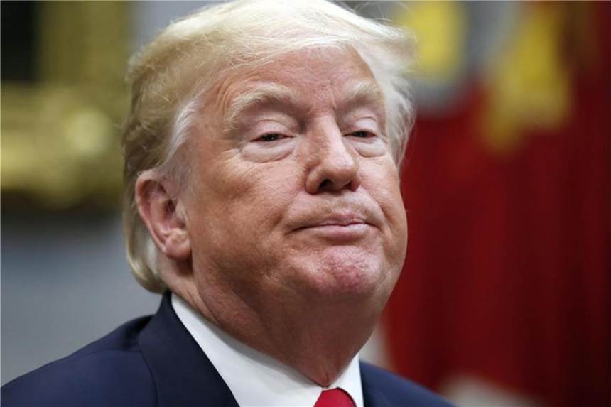 Zu Besuch in „Crazytown“: Neues Woodward-Buch über Trump Schlecht gelaunt: US-Präsident Donald Trump. Foto: Alex Brandon/AP