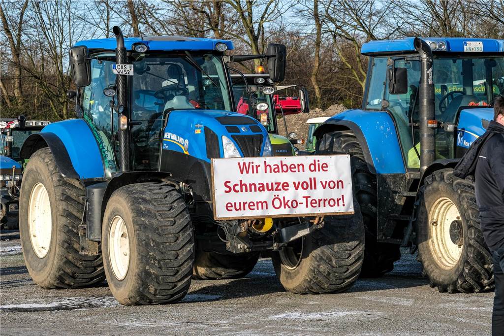 Bauerndemo am 8.1.2024 in Recklinghausen