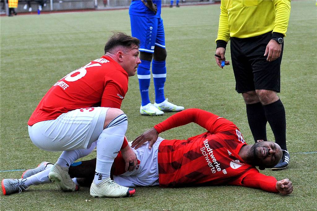 Schmerzhaft: Der ETuS/DJK Schwerte ist Ende Mai aus der Bezirksliga abgestiegen und spielt seit dieser Saison in der Kreisliga A um Punkte.