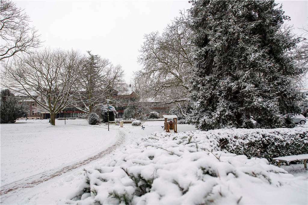 Schnee hat Haltern in eine weiße Winterlandschaft verwandelt. Wir waren in der Innenstadt, in Lavesum, Sythen und am Silbersee.