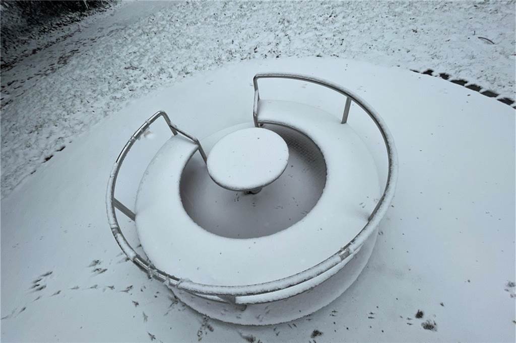 Schnee im Westfalenpark.