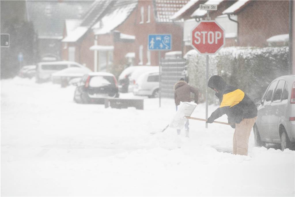 Schnee, Schnee, Schnee: Das Jahr 2021 brachte gleich zu Beginn ein Winterwetter, wie es es in Selm, Olfen und Nordkirchen schon seit zehn Jahren nicht mehr gegeben hatte.