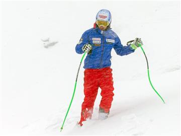 Schneefall und schlechte Sicht haben das Abschlusstraining verhindert. Foto: Johann Groder