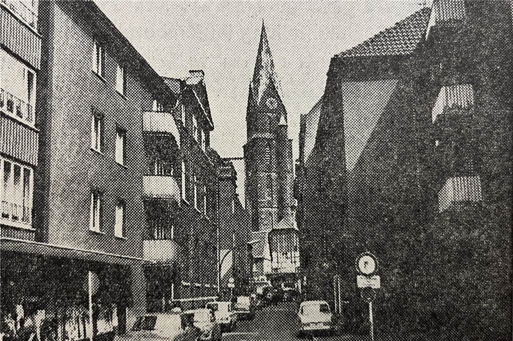 XXX Schon 1973 erinnerten nur noch die Mühlenstraße und Mühlengasse an den Teich.