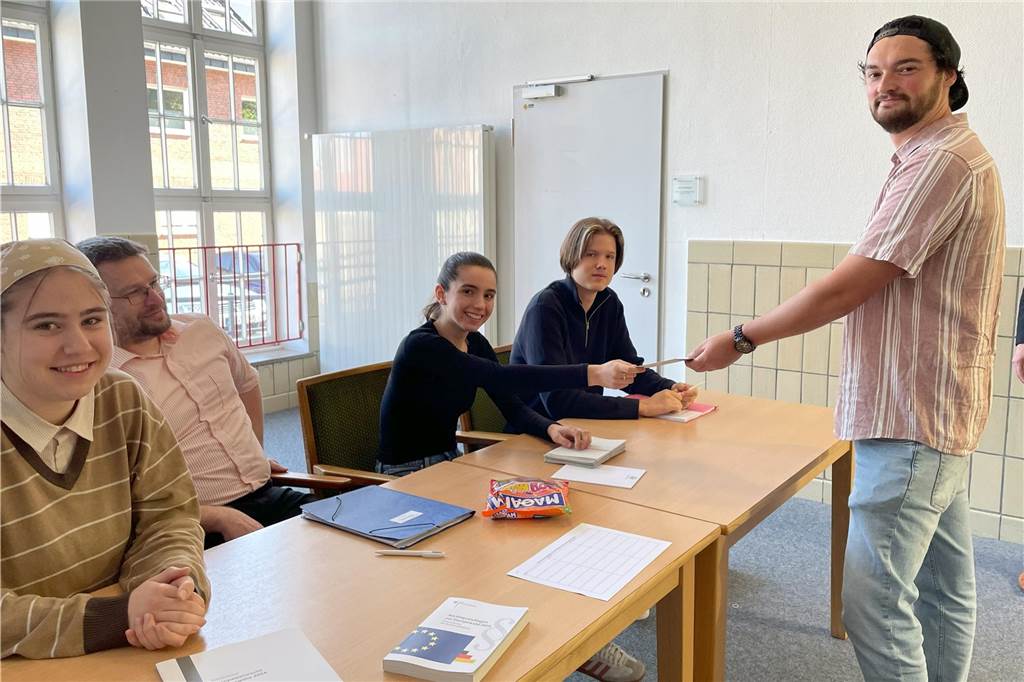 Stimmabgabe in der ehemaligen Marienschule