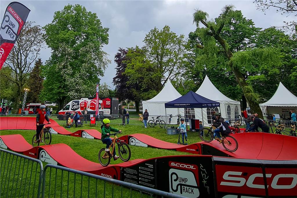 Schon im vergangenen Jahr zog der Pumptrack die Besucher an.