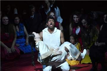 Sean Panikkar wurde als Dionysus gefeiert. Foto: Barbara Gindl/APA