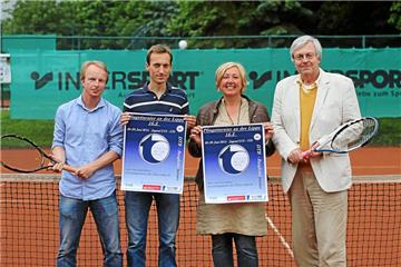 Sebastian Schepers (v.l.), Christian Walter, Iris Schindelbauer und Jörg Bretschneider erwarten ein gut besuchtes Pfingstturnier. 