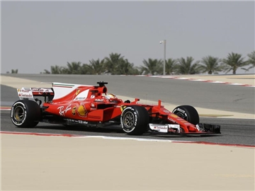 Sebastian Vettel fuhr im ersten Training die Bestzeit. Foto: Luca Bruno