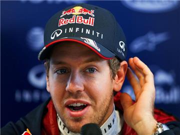 Sebastian Vettel nahm sich für die Fragen bei der Medienrunde Zeit. Foto: Jens Buettner