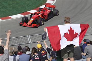 Sebastian Vettel strebt die Pole Position zum Rennen in Montréal an. Foto: Tom Boland/The Canadian Press/AP