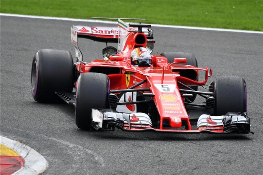 Auftrieb vor Ferrari-Heimspiel - Vettel furchtlos Sebastian Vettel will die Ferrari-Fans in Monza jubeln lassen. Foto: Geert Vanden Wijngaert