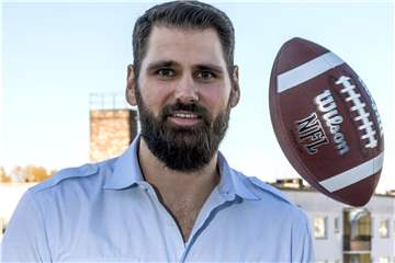 Sebastian Vollmer spielte in der NFL von 2009 bis 2016 für die New England Patriots. Foto: Jörg Carstensen