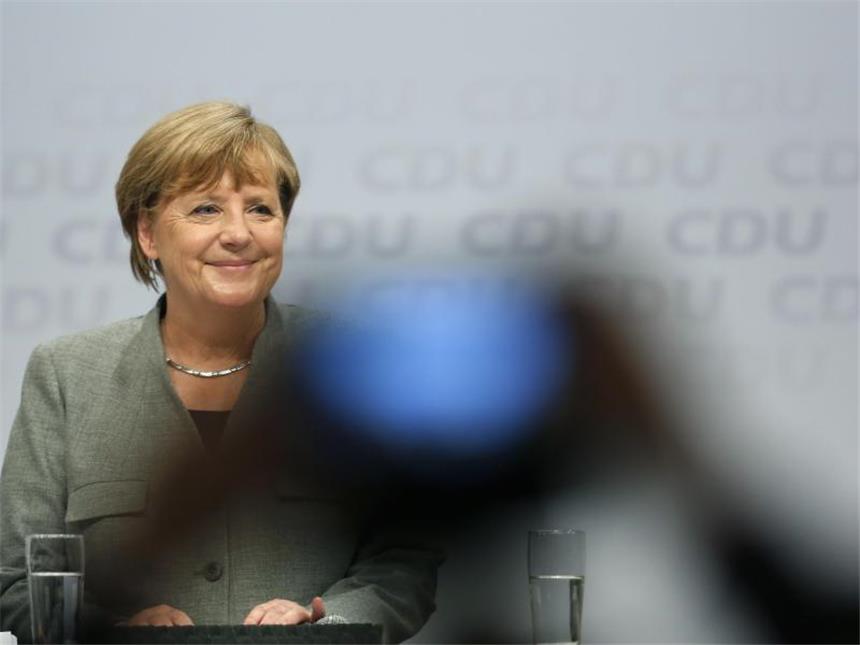 Sechs Wochen vor der Bundestagswahl kam Bundeskanzlerin Merkel zum Wahlkampfauftakt nach Dortmund. Foto: Ina Fassbender