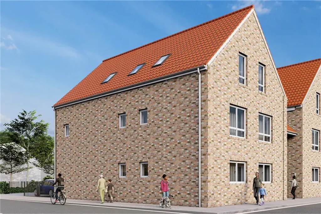 Sechs neue Eigentumswohnungen für Menschen, die das Dorfleben lieben Bau eines Mehrfamilienhauses mitten in Lembeck