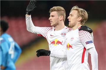 Sehen ihre Zukunft nicht in Leipzig: Timo Werner (l) und Emil Forsberg. Foto: Jan Woitas