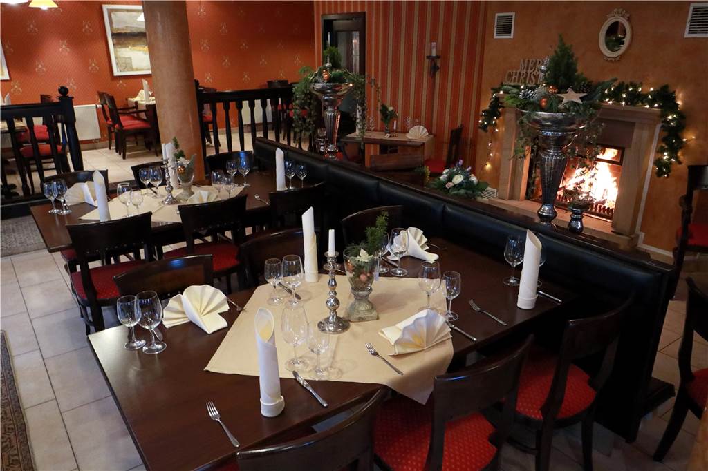 Sehr viel Atmosphäre hat das Restaurant.