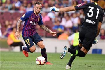 Sein Name wird heiß gekocht in der Gerüchteküche: Paco Alcacer vom FC Barcelona könnte Dortmunds Sturmprobleme beheben.