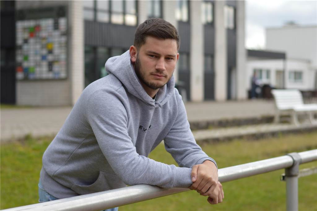 Sein neues Revier: Arian Schwirth in der Stauseskampfbahn des TuS Haltern.
