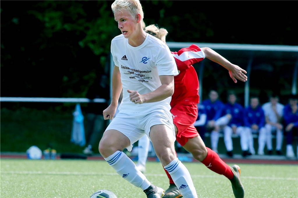 Brüderpaar bei Brackel wieder vereint: „Sage ich nicht gerne vor ihm - und auch sonst nicht“ Seine letzten beiden Junioren-Jahre kickte Ben Baehr in der Westfalenliga bei TSC Eintracht Dortmund. Hier in der Saison 19/20.
