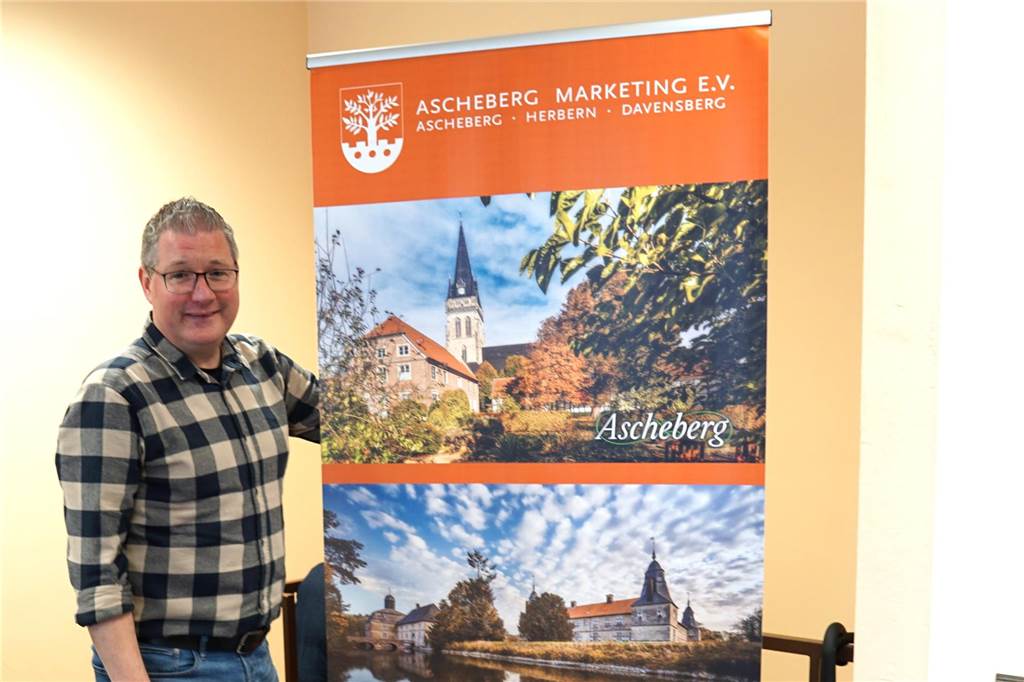 Seit dem 1.April ist Sascha Klaverkamp Leiter des Ascheberg Marketing.