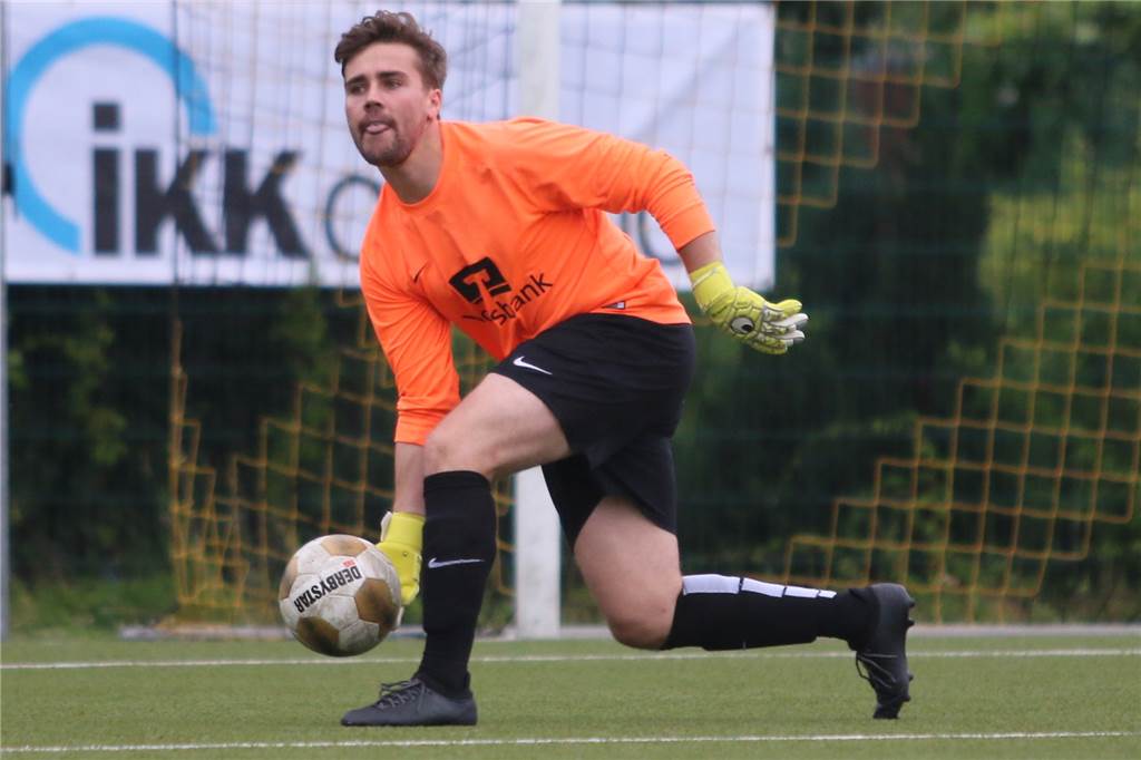Torwart André Milewzyk hört am Saisonende auf - SuS Olfen sucht eine neue Nummer eins Seit dem Sommer ist André Milewzyk Stammhorhüter des SuS Olfen.
