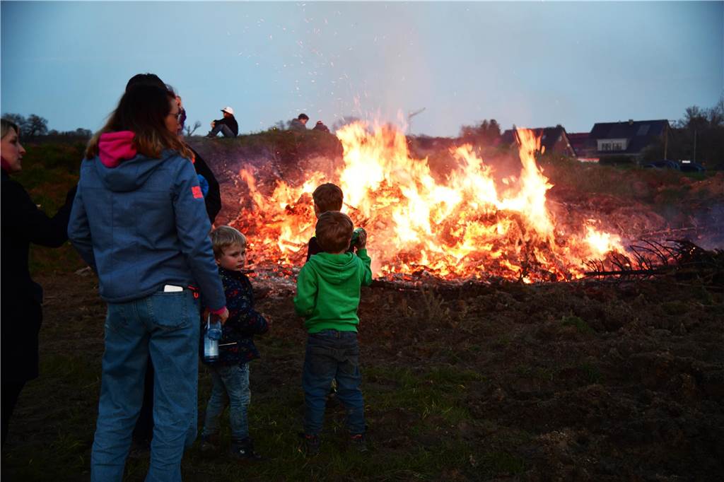 Seit über 40 Jahren organisieren die Pfadfinder das Osterfeuer in Nordkirchen.