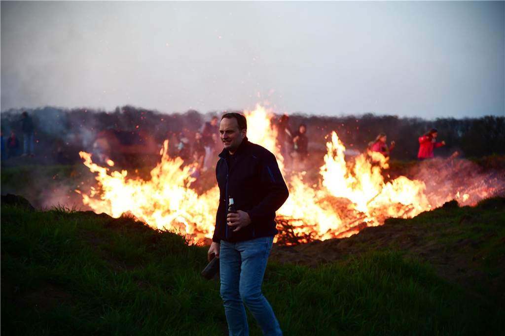 Seit über 40 Jahren organisieren die Pfadfinder das Osterfeuer in Nordkirchen.