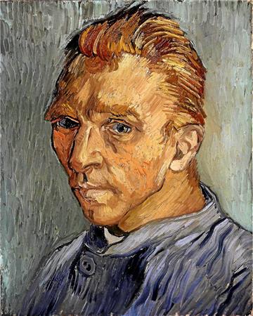 Selbst-Porträt von Vincent van Gogh.